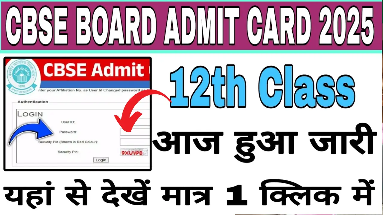 CBSE Admit Card 2025