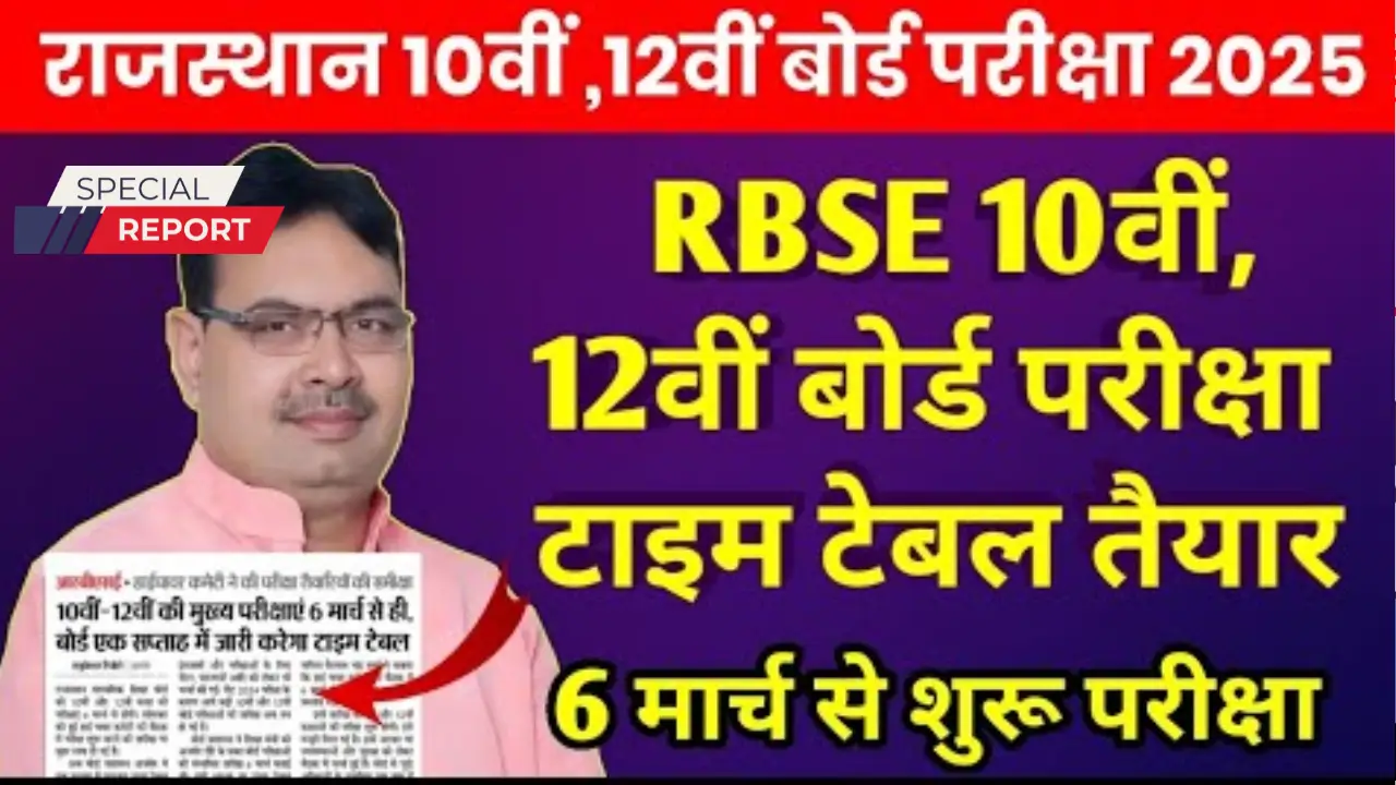 Rajasthan Board Exam