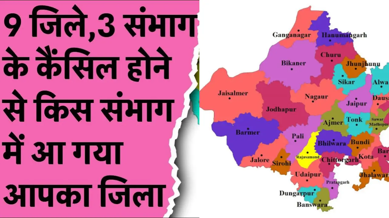 Rajasthan New Districts and CET Update