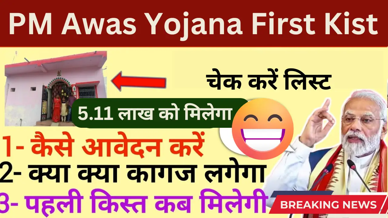 PM Awas Yojana First Kist